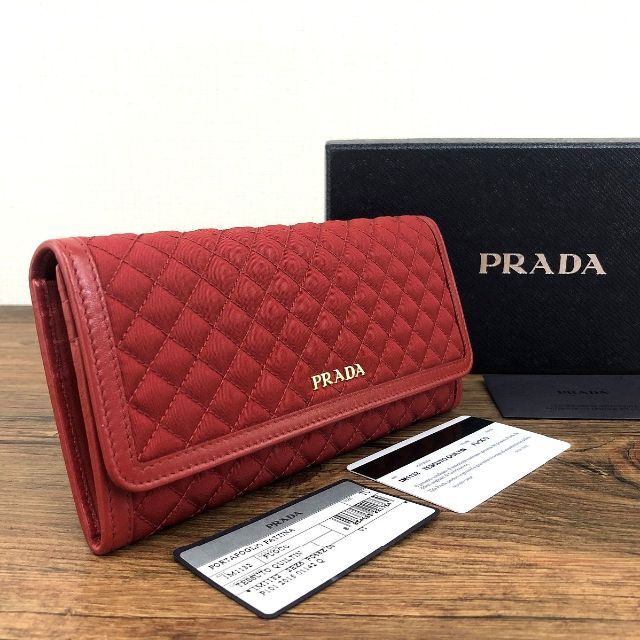 PRADA(プラダ)の未使用品 PRADA 長財布 1M1132 FUOCO 487 レディースのファッション小物(財布)の商品写真