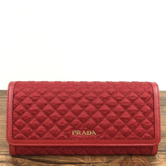 PRADA(プラダ)の未使用品 PRADA 長財布 1M1132 FUOCO 487 レディースのファッション小物(財布)の商品写真