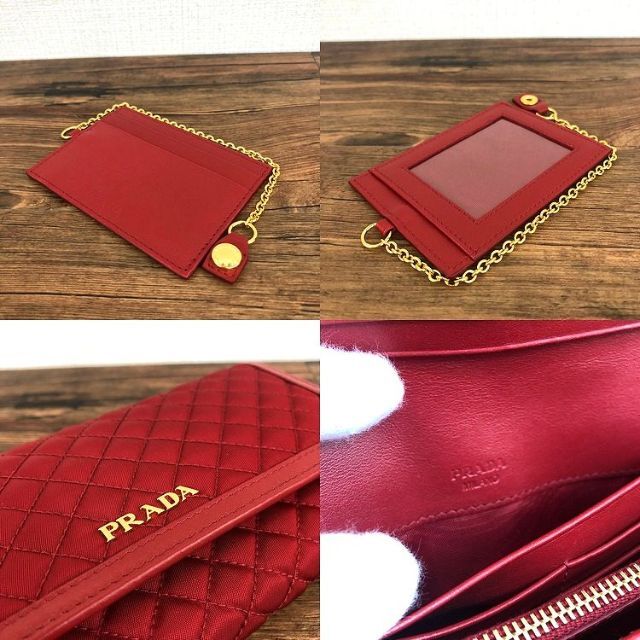 PRADA(プラダ)の未使用品 PRADA 長財布 1M1132 FUOCO 487 レディースのファッション小物(財布)の商品写真