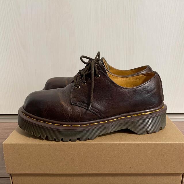 -モデル形状ドクターマーチン Dr.Martens 4ホールシューズ 英国製 UK5 レディース23.5cm /saa008784