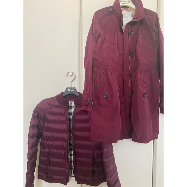 BURBERRY(バーバリー)のバーバリー　コート　140 キッズ/ベビー/マタニティのキッズ服女の子用(90cm~)(コート)の商品写真