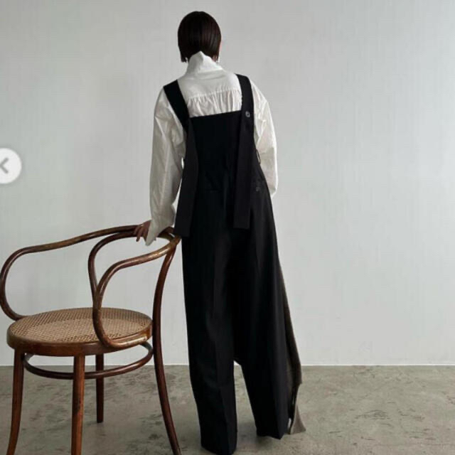 ☆送料無料☆ 当日発送可能 CLANE♡BACK RIBBON SUSPENDER SALOPETTE