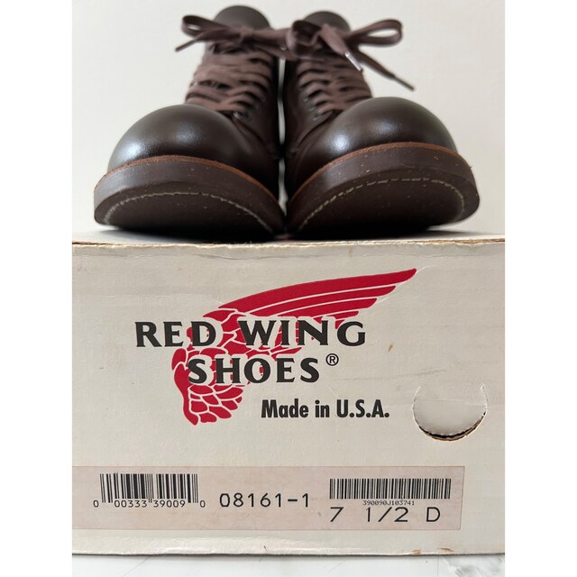 REDWING(レッドウィング)のREDWING 8161 7 1/2D 刺繍羽根タグ　レッドウイングブーツ メンズの靴/シューズ(ブーツ)の商品写真