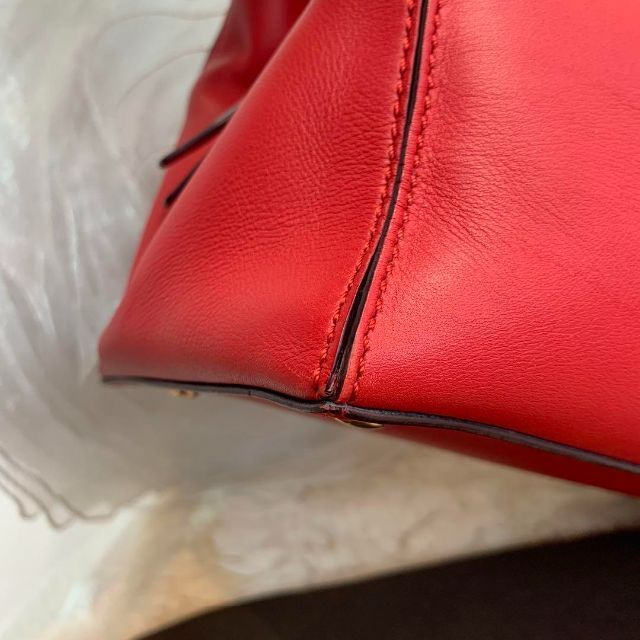 ☆超美品☆TOD'S トッズ Dバッグ 2WAY ショルダーバッグ 赤系 【半額