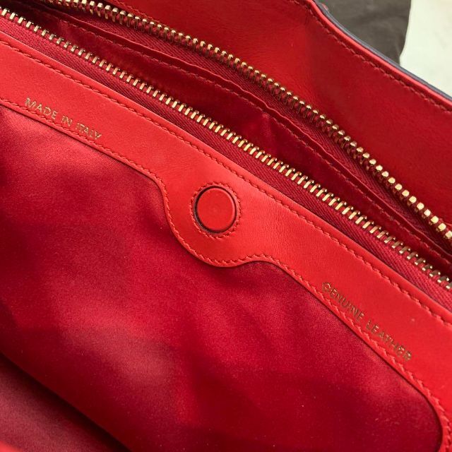 ☆超美品☆TOD'S トッズ Dバッグ 2WAY ショルダーバッグ 赤系 【半額