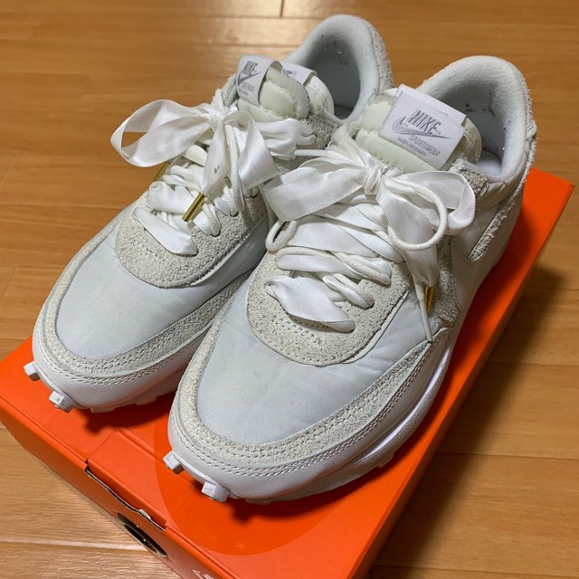 NIKE LDWAFFLE/SACAI White 24cm - スニーカー