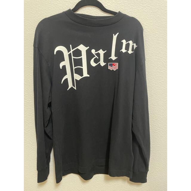 パームエンジェルス 長袖Tシャツ ロンT 黒 Lサイズ PALM ANGELS