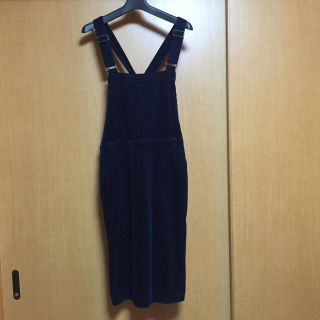 ダブルクローゼット(w closet)のコーデュロイ ジャンパースカート(ひざ丈ワンピース)