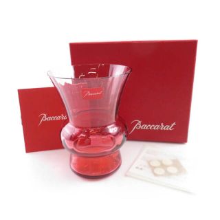 バカラ(Baccarat)のバカラ 花瓶 レッド系 フラワーベース 花びん 花器 SC5589H(花瓶)