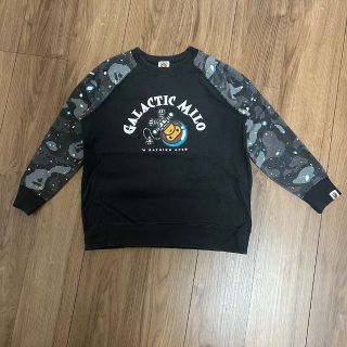 アベイシングエイプ(A BATHING APE)のBAPE キッズ スウェットトレーナー 140cm サイズ 蓄光迷彩 MILO(ジャケット/上着)