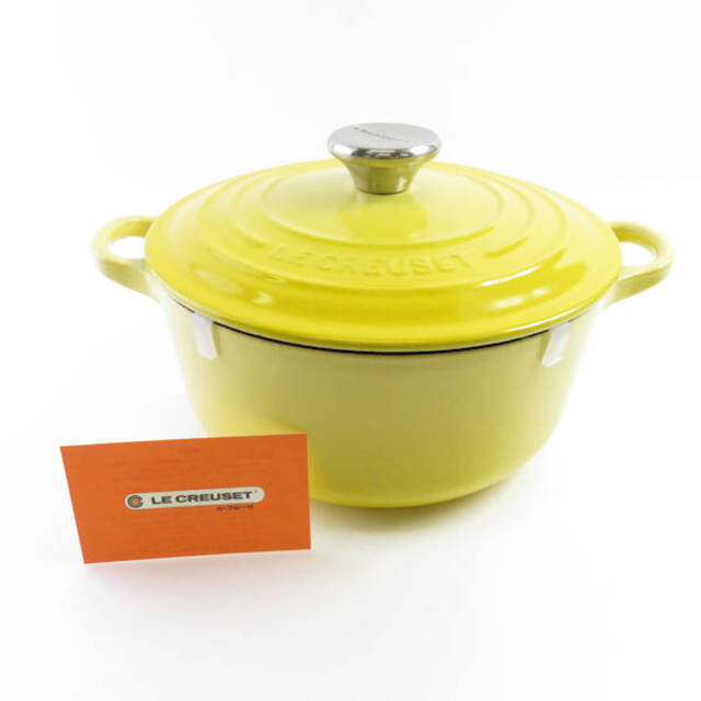 LE CREUSET(ルクルーゼ)のルクルーゼ ココットロンド 両手鍋 シルバーツマミ 調理器具 SU3307A3 インテリア/住まい/日用品のキッチン/食器(鍋/フライパン)の商品写真