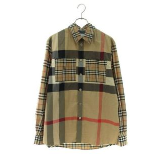 BURBERRY - バーバリー 20aw パッチワーク シャツ ３JSB ELLY着用の