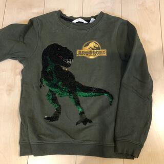 エイチアンドエム(H&M)のH&M ジュラシックワールド　恐竜トレーナー140(Tシャツ/カットソー)