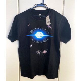 グラニフ(Design Tshirts Store graniph)の定価2750円　graniphグラニフ Tシャツ SSサイズ／宇宙 黒(Tシャツ(半袖/袖なし))