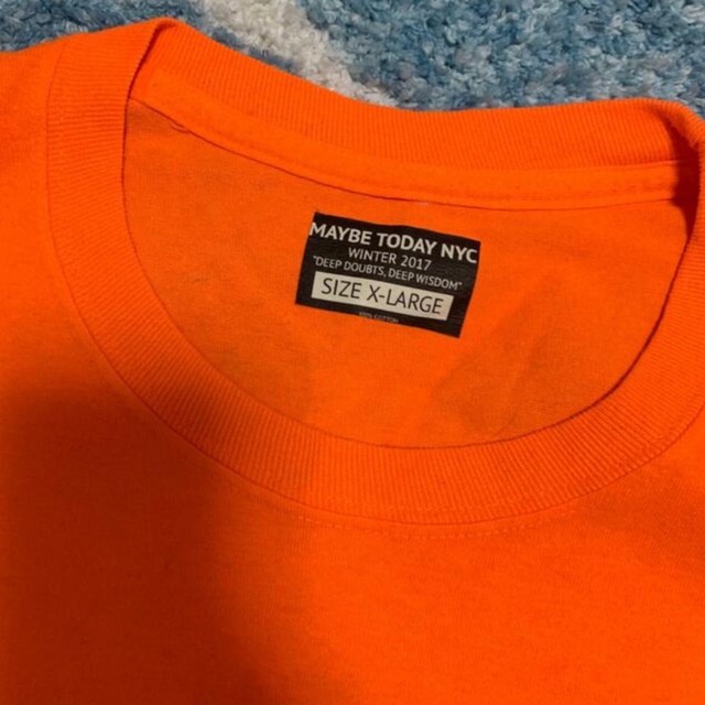 美品 maybe today nyc メイビー トゥデイ ニュヨークシティ メンズのトップス(Tシャツ/カットソー(七分/長袖))の商品写真