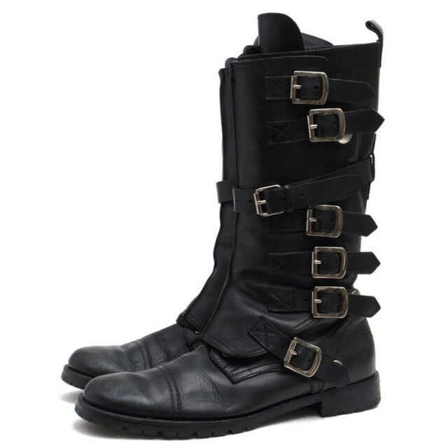 デイナー／Dehner エンジニアブーツ シューズ 靴 メンズ 男性 男性用レザー 革 本革 ブラック 黒  41935 Strap Tank Boot タンカーブーツ グッドイヤーウェルト製法