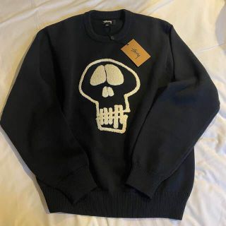 STUSSY - stussy skull sweater ニット セーターの通販 by しょうた's