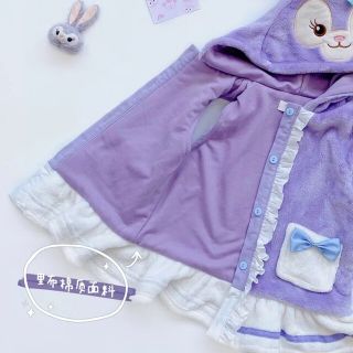 ステラルー　モコモコ  チョッキ ★ 上着 アウター 羽織キッズ服女の子用(90cm~)