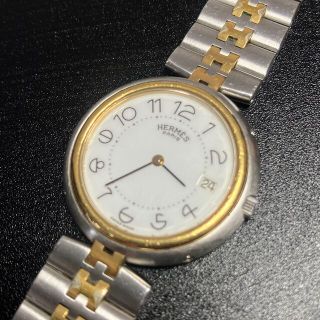良品 可動品 正規品】エルメス 腕時計 プロフィール メンズ クリッパー