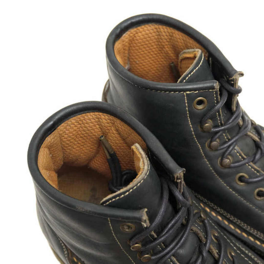 Danner(ダナー)のダナー／Danner ワークブーツ シューズ 靴 メンズ 男性 男性用レザー 革 本革 ブラック 黒  D6210 ステッチダウン製法 Vibramソール モックトゥ メンズの靴/シューズ(ブーツ)の商品写真