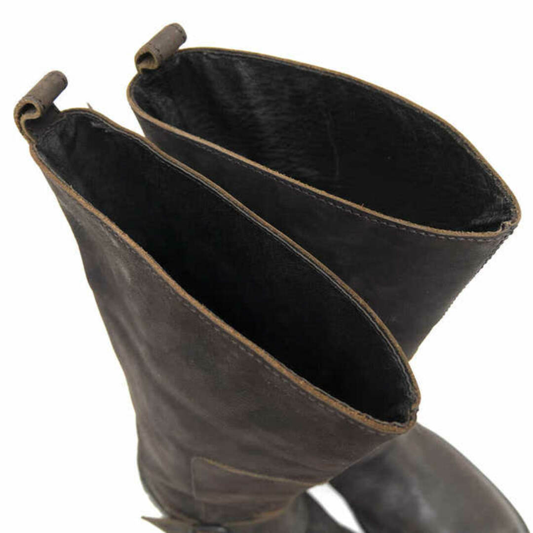 DOLCE&GABBANA(ドルチェアンドガッバーナ)のドルガバ／DOLCE＆GABBANA エンジニアブーツ シューズ 靴 メンズ 男性 男性用レザー 革 本革 ブラック 黒  ストームウェルト仕様 メンズの靴/シューズ(ブーツ)の商品写真