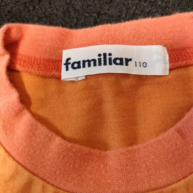 familiar(ファミリア)のファミリア　Ｔシャツ　オレンジ　59　サイクリング キッズ/ベビー/マタニティのキッズ服男の子用(90cm~)(Tシャツ/カットソー)の商品写真