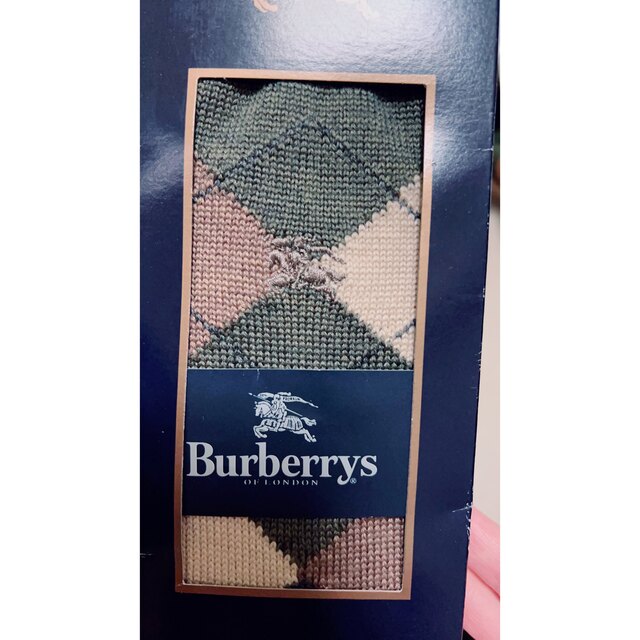 BURBERRY 新品未使用靴下チェック柄 メンズのレッグウェア(ソックス)の商品写真