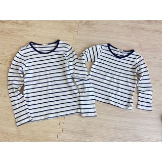 ブランシェス(Branshes)のBranshes★キッズお揃いボーダーシャツ★100&130(Tシャツ/カットソー)