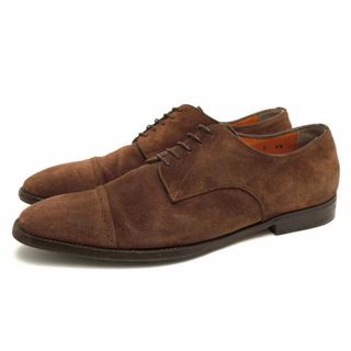 サントーニ(Santoni)のサントーニ／Santoni シューズ ビジネスシューズ 靴 ビジネス メンズ 男性 男性用スエード スウェード レザー 革 本革 ブラウン 茶  7125 38 キャップトゥ マッケイ製法(ドレス/ビジネス)