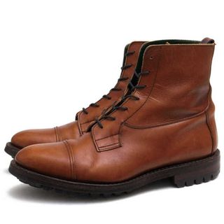 トリッカーズ(Trickers)のトリッカーズ／Tricker's レースアップブーツ シューズ 靴 メンズ 男性 男性用レザー 革 本革 ブラウン 茶  コマンドソール キャップトゥ グッドイヤーウェルト製法(ブーツ)