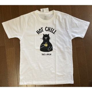 グラニフ(Design Tshirts Store graniph)の定価2750円　graniphグラニフ Tシャツ SSサイズ／白 CAT 猫(Tシャツ(半袖/袖なし))