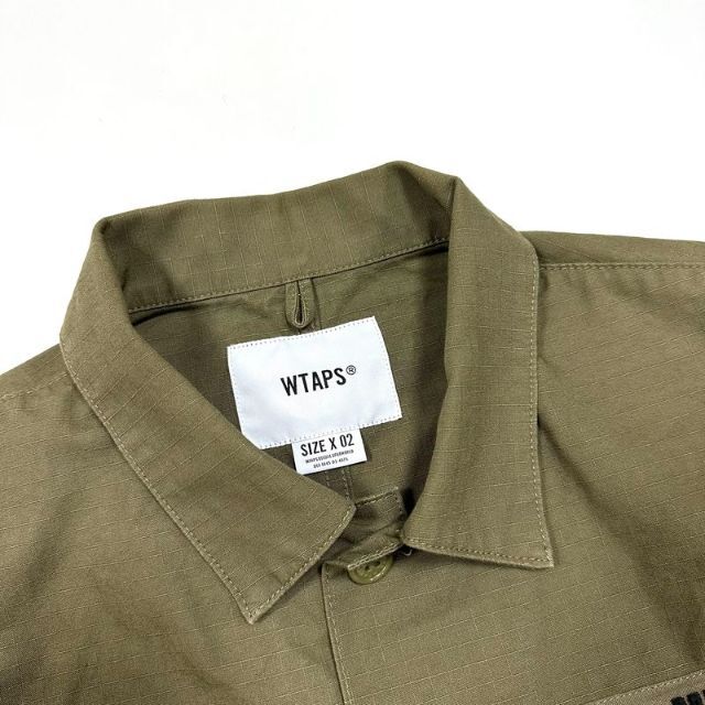 W)taps(ダブルタップス)の19SS WTAPS ダブルタップス BUDS SS シャツ Mサイズ オリーブ メンズのトップス(シャツ)の商品写真