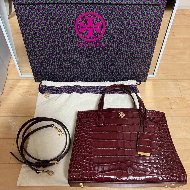 Tory Burch - トリーバーチ クロコハンドショルダーバッグの通販 by