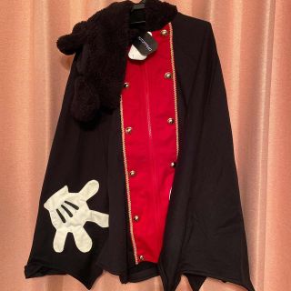 ディズニー(Disney)のミッキー　ケープ　コート　耳　フード　コスプレ(ポンチョ)