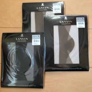 ランバンコレクション(LANVIN COLLECTION)のLANVIN collection ストッキング ３足　Mサイズ　611 620(タイツ/ストッキング)