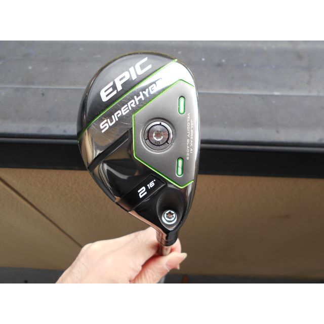 Callaway Golf - エピックスーパーハイブリッド  16° スチールファイバー fc75 F４