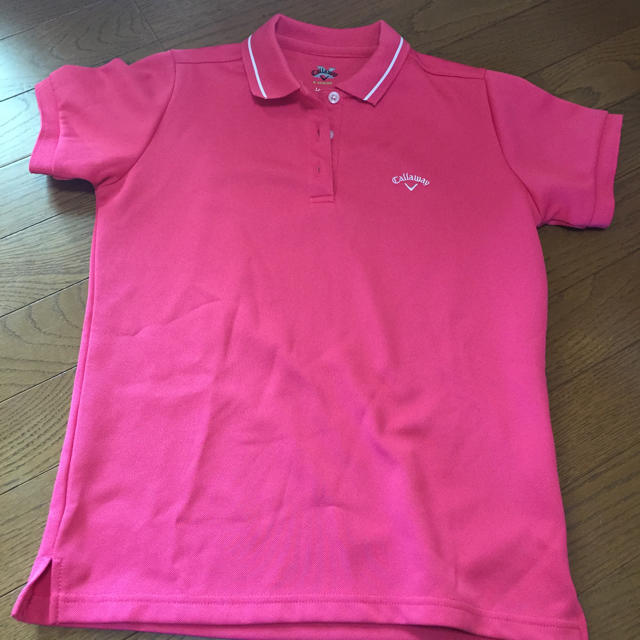 Callaway Golf(キャロウェイゴルフ)のピンクスポーツウェア（キャロウェイ） レディースのトップス(Tシャツ(半袖/袖なし))の商品写真