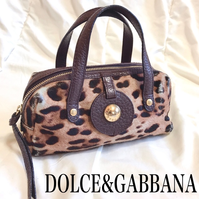 DOLCE&GABBANA - ドルチェ＆ガッバーナ ハンドバッグ レオパード ミニ