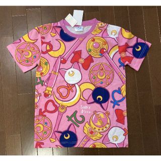 セーラームーン(セーラームーン)のUSJ限定 美少女戦士セーラームーン 総柄Tシャツ(アイコン) 完売品(Tシャツ(半袖/袖なし))