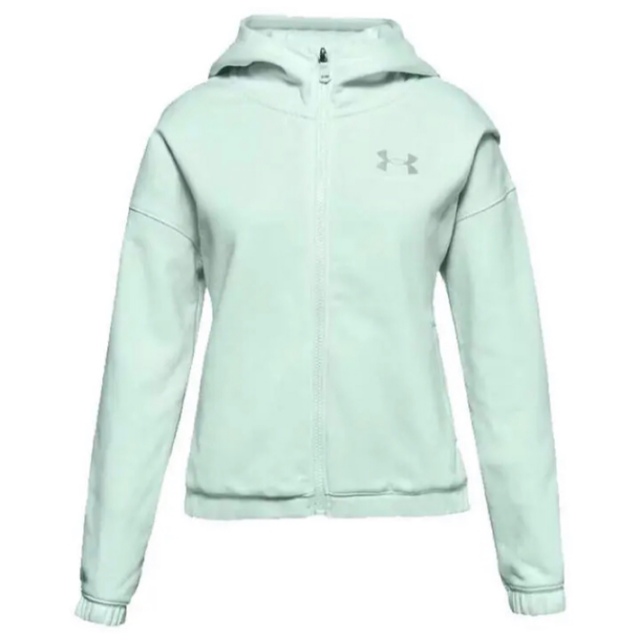 UNDER ARMOUR(アンダーアーマー)の送料無料 新品 underarmour ライバルフリース フルジップ フーディー キッズ/ベビー/マタニティのキッズ服女の子用(90cm~)(ジャケット/上着)の商品写真