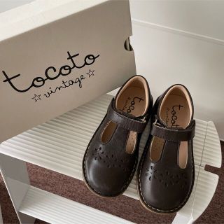 tocoto vintage シューズ 黒 18cm