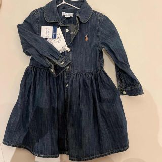 ラルフローレン(Ralph Lauren)のラルフローレン　デニム　ワンピース　12m(ワンピース)