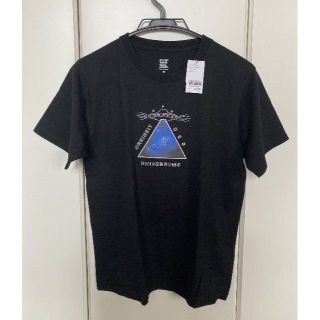 グラニフ(Design Tshirts Store graniph)の定価2750円　graniphグラニフ Tシャツ SSサイズ／宇宙UFO 黒(Tシャツ(半袖/袖なし))