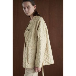 クラネ(CLANE)のCLANE QUILTING NO COLLAR JACKET(ノーカラージャケット)