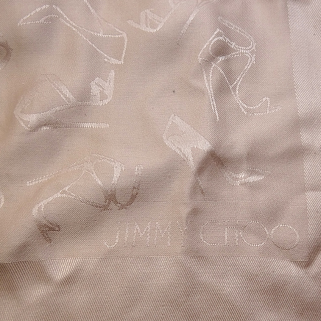 JIMMY CHOO(ジミーチュウ)のジミーチュウ ストール シューズ柄 マフラー ウール シルク レディースのファッション小物(マフラー/ショール)の商品写真