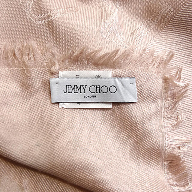 JIMMY CHOO - ジミーチュウ ストール シューズ柄 マフラー ウール