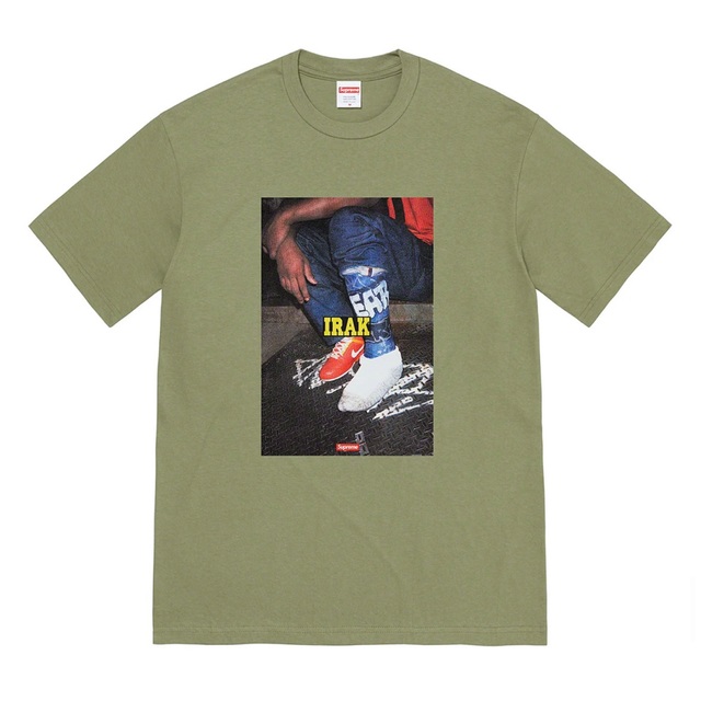 Supreme 2022fw week5 IRAK Cast Tee M カーキ