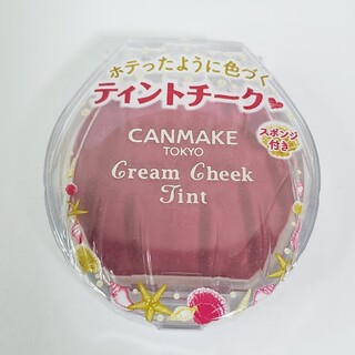 キャンメイク(CANMAKE)のCANMAKEキャンメイク クリームチーク ティント No.04 プラムチェリー(チーク)