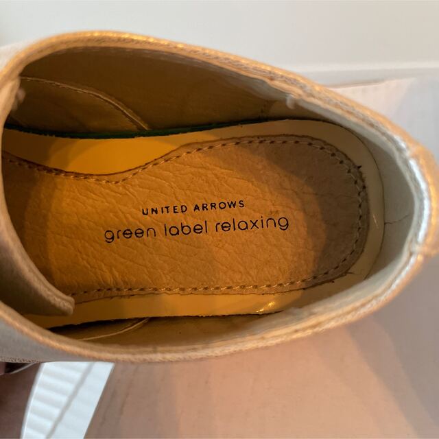 UNITED ARROWS green label relaxing(ユナイテッドアローズグリーンレーベルリラクシング)の！お値下げ！新品green label relaxing シルバーシューズ16 キッズ/ベビー/マタニティのキッズ靴/シューズ(15cm~)(フォーマルシューズ)の商品写真