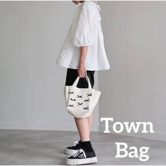 【新品】Gypsohilaジプソフィア Town Bag (S) White